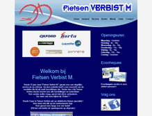 Tablet Screenshot of fietsenverbist.be